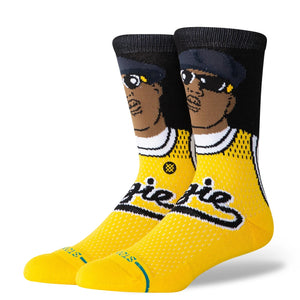 STANCE Notorious B.I.G. X Stance Juicy Socks Yellow Men's Socks Stance 