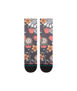 STANCE Planted Crew Socks Black Men's Socks Stance 