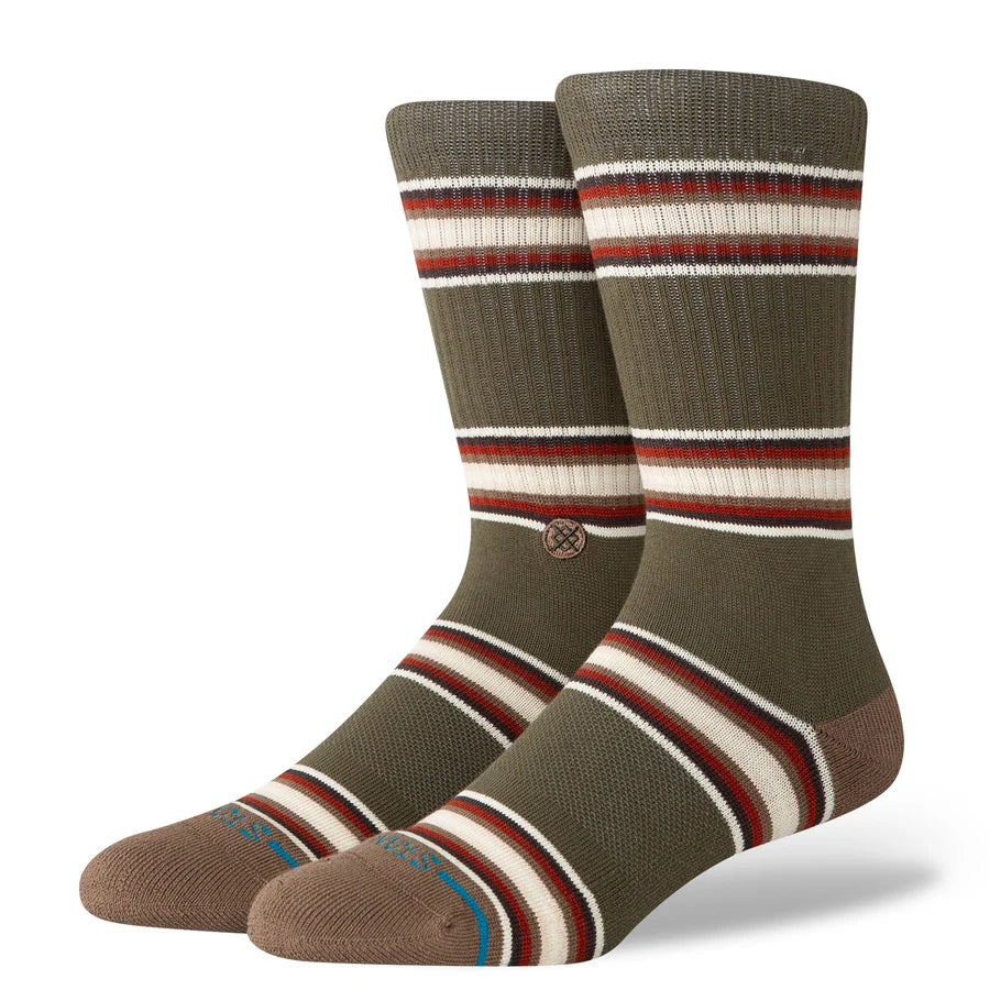 STANCE Hill Top Socks Dark Green Men's Socks Stance 