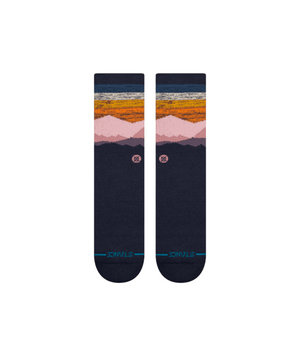 STANCE Saddleback Crew Socks Navy Men's Socks Stance 