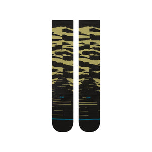 STANCE Creeky Meadow Performance Wool Snow Socks Black Men's Snowboard Socks Stance 