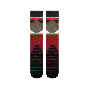 STANCE Jimmy Chin Performance Wool Snow Socks Red Men's Snowboard Socks Stance 