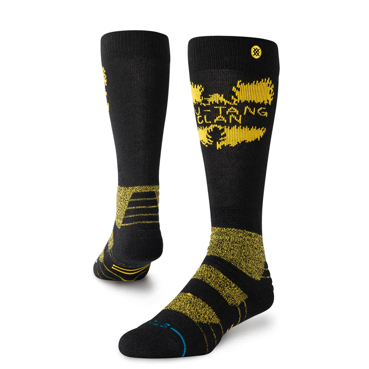 STANCE Wu Tang X Stance Shaolin Slums Wool Snow Socks Black Men's Snowboard Socks Stance 