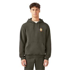 DICKIES X Spitfire Pullover Hoodie Olive Green Men's Pullover Hoodies Dickies 