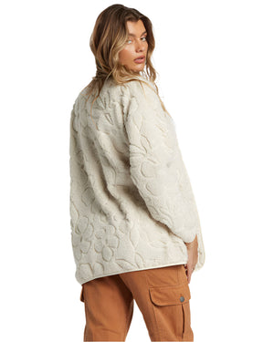 BILLABONG Women's Fireside Cozy Jacket White Cap Women's Street Jackets Billabong 