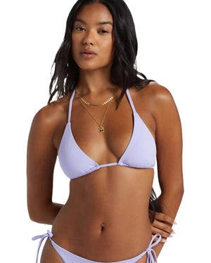 BILLABONG Women's Sol Searcher Multi-Way Triangle Bikini Top Purple Punch Women's Bikini Tops Billabong 