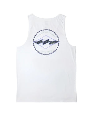 BILLABONG Rotor Diamond Tank Top White Men's Tank Tops Billabong 