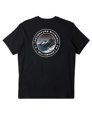 BILLABONG A/Div Rockies T-Shirt Black Men's Short Sleeve T-Shirts Billabong 