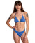 RVCA Women's Sweetness High Leg French Bikini Bottom Federal Blue Women's Bikini Bottoms RVCA 