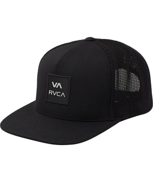 RVCA All The Way Tech Trucker Hat Black Men's Hats RVCA 