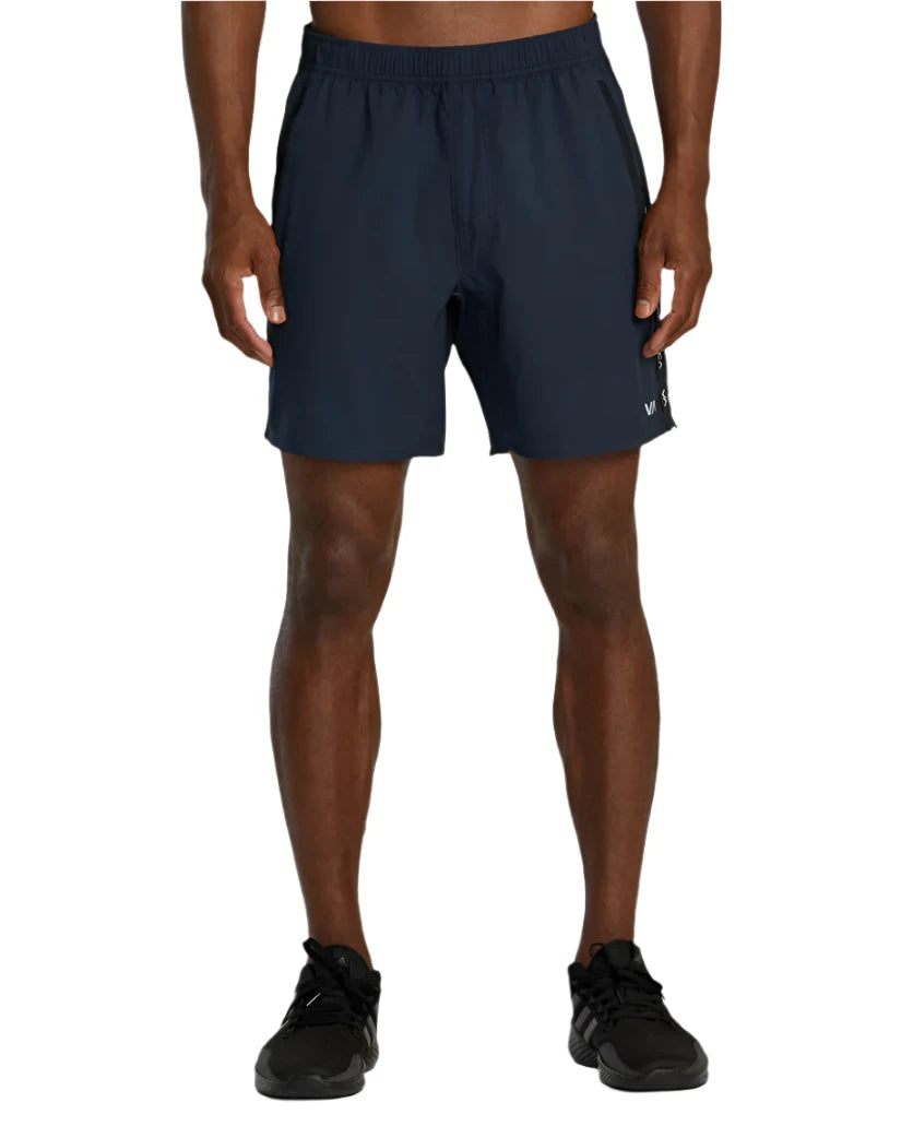 RVCA Yogger Control Short Navy Men's Hybrid Shorts RVCA 