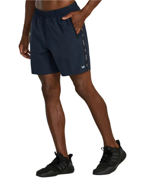 RVCA Yogger Control Short Navy Men's Hybrid Shorts RVCA 