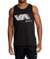 RVCA Blur Tank Top Black Men's Tank Tops RVCA 