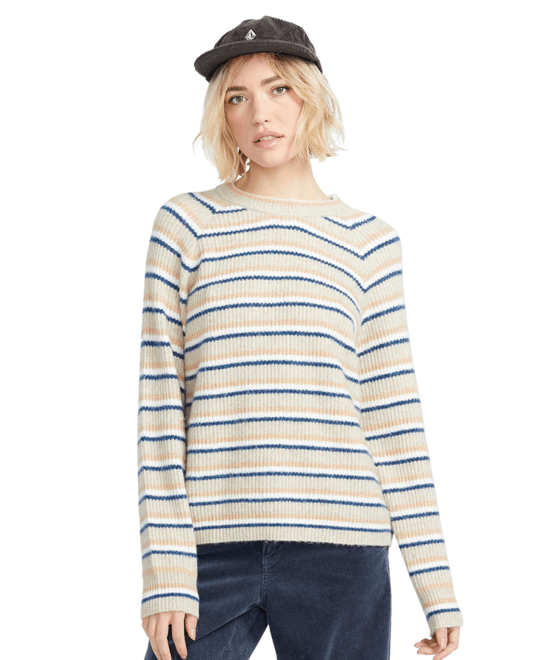 VOLCOM Women's Girl Guide Sweater Sand Women's Sweaters Volcom 