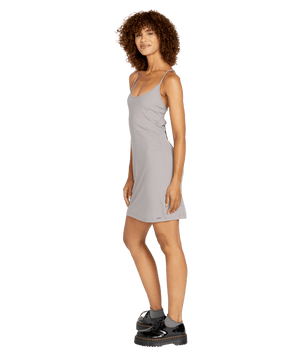 VOLCOM Women's Slip Knit Dress Daze Grey Women's Dresses Volcom 