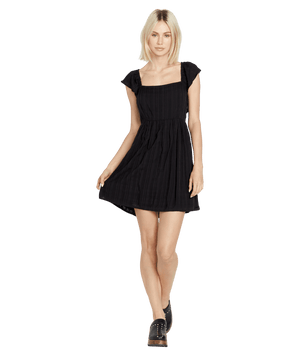 VOLCOM Women's Day By The Bay Dress Black Women's Dresses Volcom 