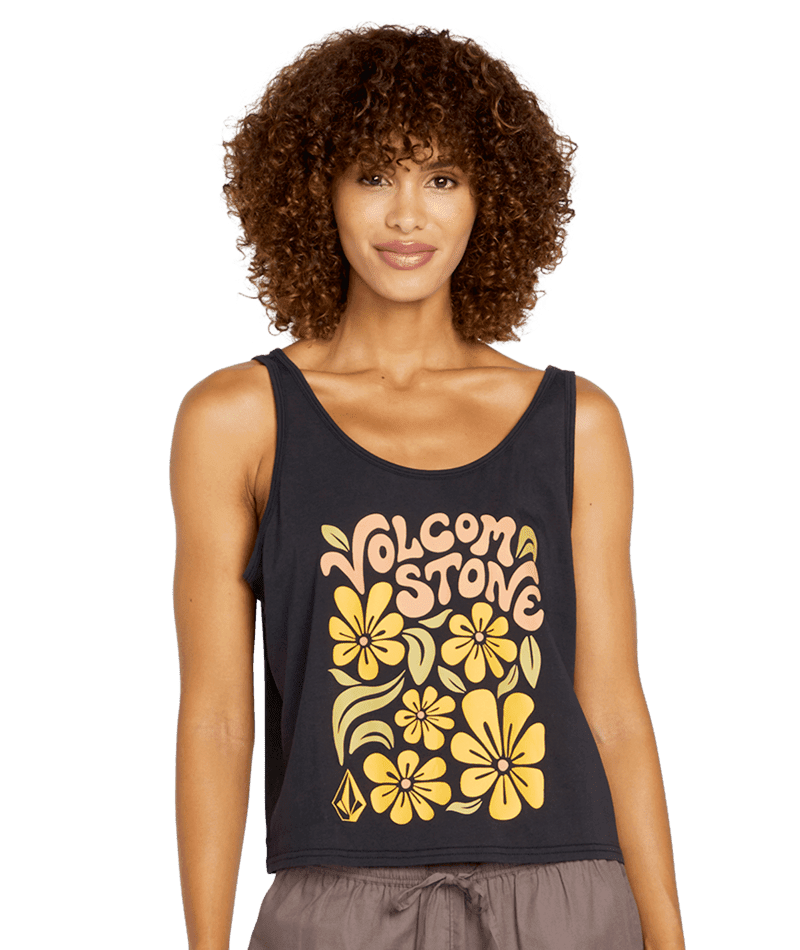 VOLCOM Women's To The Bank Tank Black Women's Tank Tops and Halter Tops Volcom 