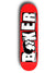 BAKER X MEHRATHON Brand Logo OG Shape Mellow Concave Skateboard Deck White/Red Skateboard Decks Baker 