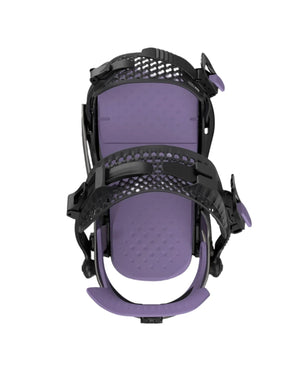 BATALEON Women's Etna Snowboard Bindings Lavender Marble 2025 Men's Snowboard Bindings Bataleon 