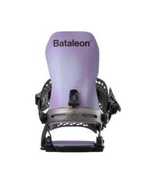 BATALEON Women's Etna Snowboard Bindings Lavender Marble 2025 Men's Snowboard Bindings Bataleon 