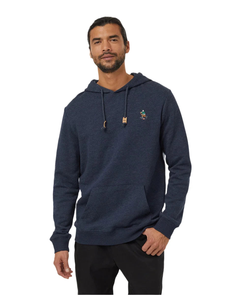 TENTREE Sasquatch Hoodie Midnight Blue Heather/Hockey Men's Sweaters Tentree 