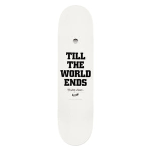 WELCOME Britney Spears X Welcome Till The World Ends 8.5 Skateboard Deck Skateboard Decks Welcome 