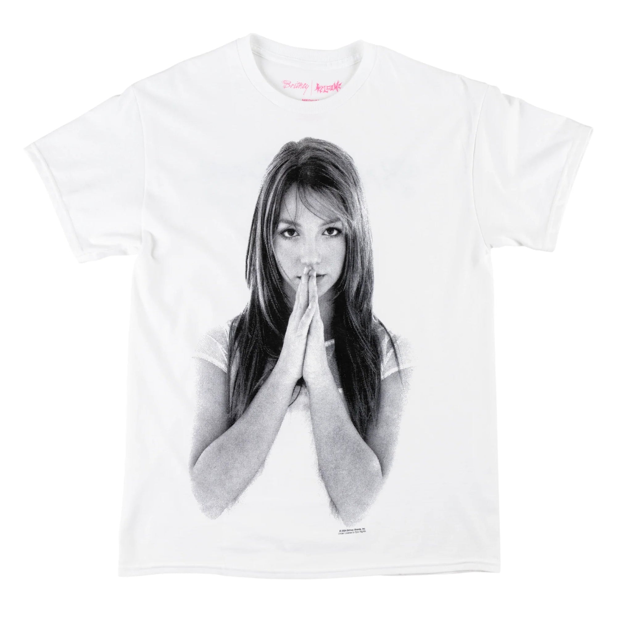 WELCOME Britney Spears X Welcome Believe T-Shirt White Men's Short Sleeve T-Shirts Welcome 