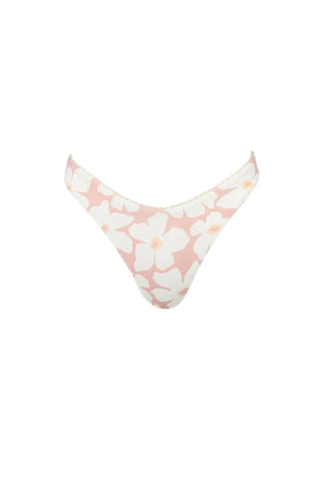 RHYTHM Women's Mimi Floral Hi-Cut Bikini Bottom Rose Women's Bikini Bottoms Rhythm 