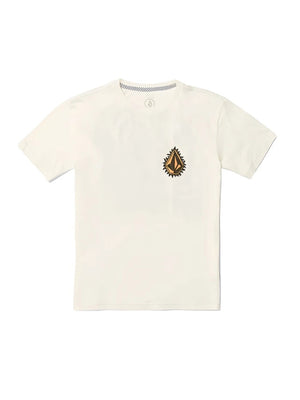 VOLCOM Big Boys Flamed T-Shirt Off White Boy's T-Shirts Volcom 