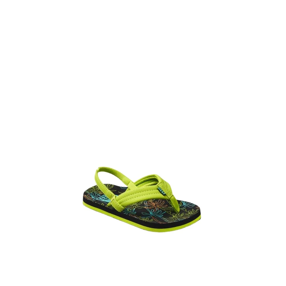 REEF Toddler Little Ahi Sandals Neon Palm Freeride Boardshop