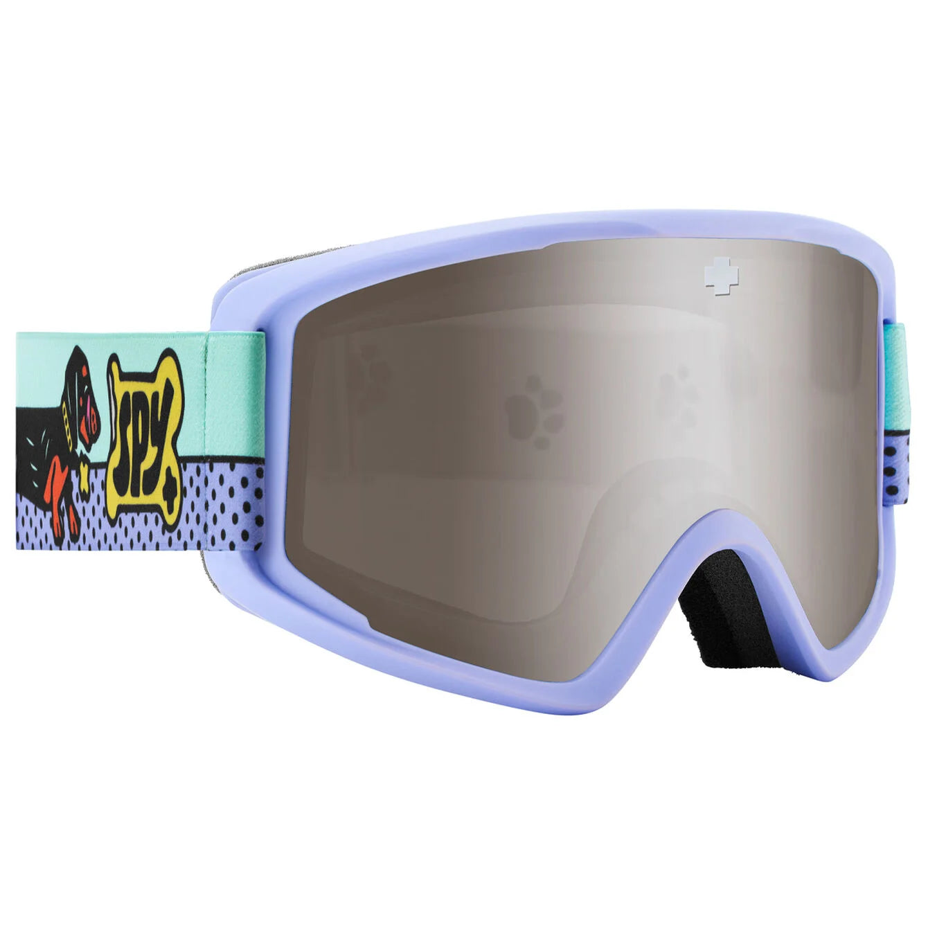 SPY Youth Crusher Elite Jr Eco Weiner Dog - Bronze Silver Mirror Snow Goggle Youth Snow Goggles Spy 