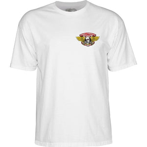 POWELL PERALTA Winged Ripper T-Shirt White Men's Short Sleeve T-Shirts Powell Peralta 