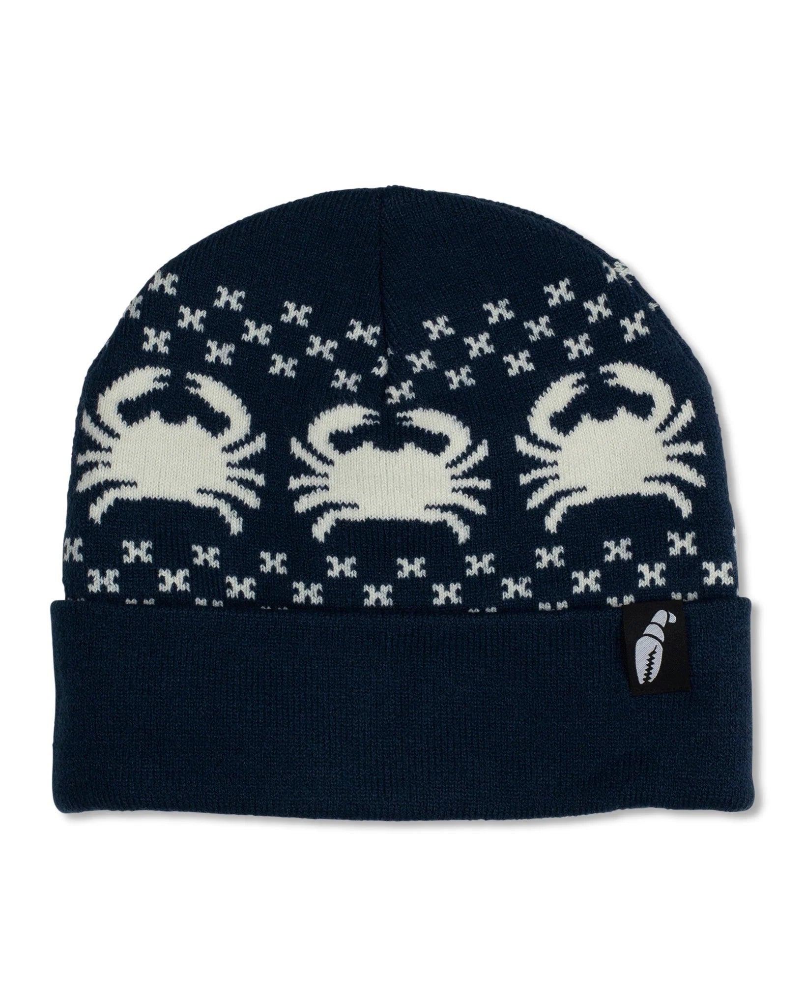 CRAB GRAB Cordicrab Beanie Navy Men's Beanies Crab Grab 