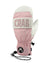 CRAB GRAB Women's Punch Mitt Soft Pink Women's Snow Mitts Crab Grab 