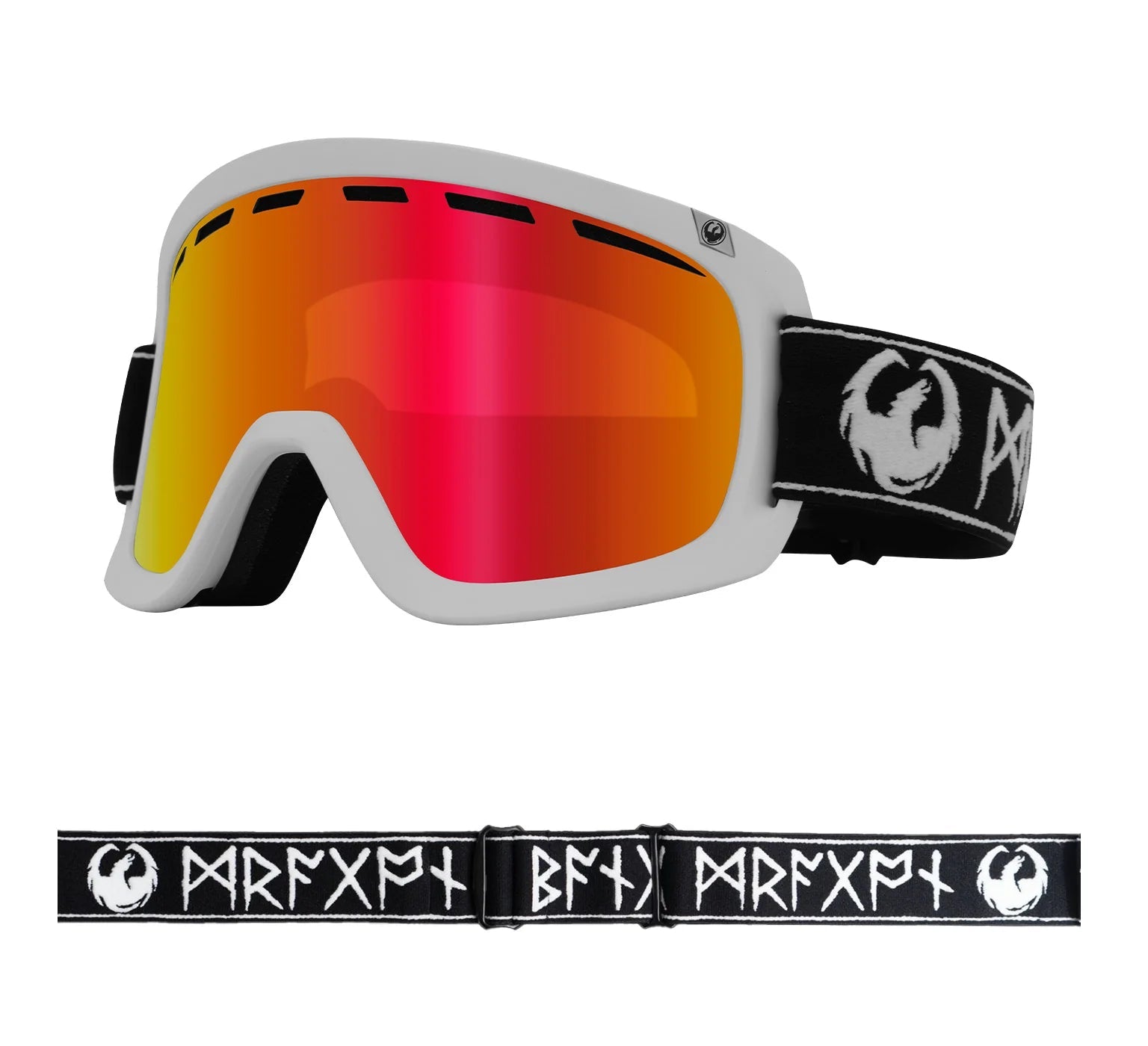 DRAGON D1 OTG Mikkel Bang - Lumalens Red Ion + Lumalens Clear Snow Goggle Snow Goggles Dragon 