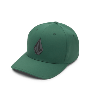 VOLCOM Stone Tech Flexfit Delta Hat Dark Pine Men's Hats Volcom 