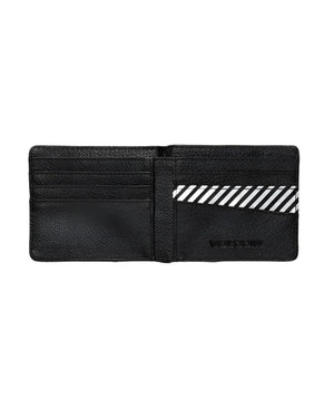 VOLCOM Pay-A-Pal Leather Bi-Fold Wallet Black Men's Wallets Volcom 