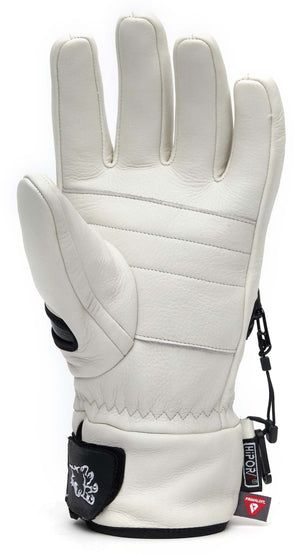 DEATHGRIP Werewolf 1910 Glove White Men's Snow Gloves Deathgrip Glove Co 