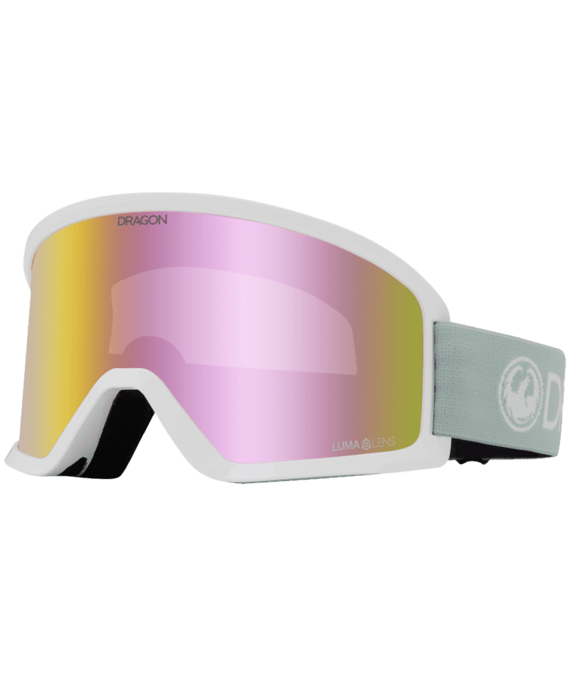 DRAGON DX3 OTG Mineral Spyder Collab - Lumalens Pink Ion Snow Goggles ...