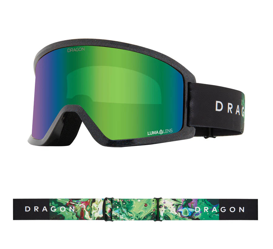 DRAGON DX3 Plus OTG Celestial - Lumalens Green Ion + Lumalens Amber Snow Goggle Snow Goggles Dragon 