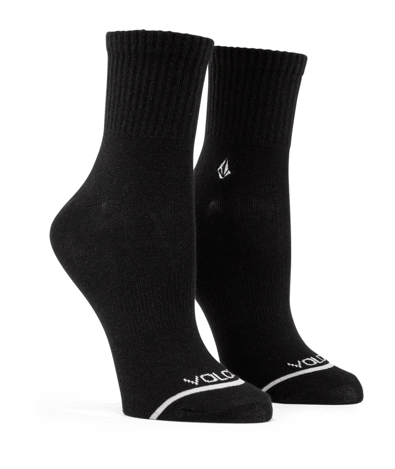 Denver Hayes Women's 3 Pack Bamboo Ruffle Quarter Socks