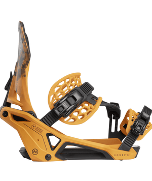 NIDECKER Supermatic Snowboard Bindings Dune Orange 2025 Men's Snowboard Bindings Nidecker 