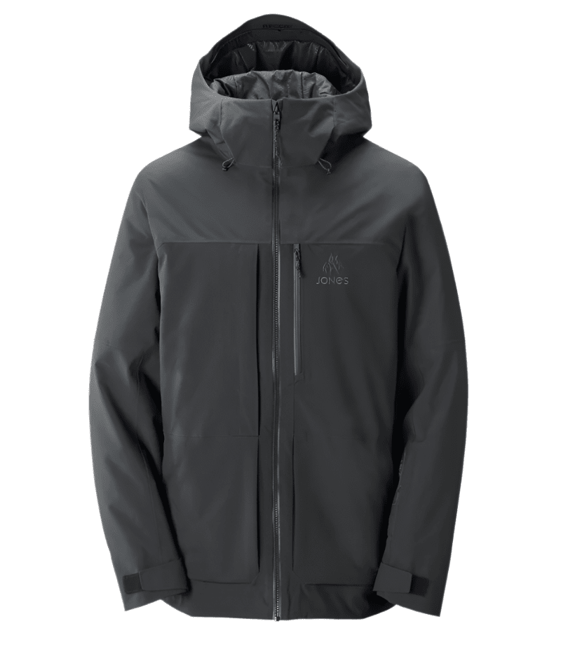 Jones Mtn Surf Recycled Insulated Parka Winter Jacket Stealth Black L