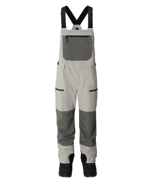 JONES MTN Surf Recycled Bib Snowboard Pants Smoke Grey 2025 Men's Snow Bib Pants Jones Snowboards 