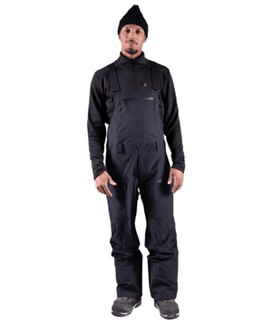 JONES Shralpinist Stretch Recycled Bib Snowboard Pants Stealth Black 2025 Men's Snow Bib Pants Jones Snowboards 