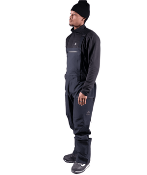 JONES Shralpinist Stretch Recycled Bib Snowboard Pants Stealth Black 2025 Men's Snow Bib Pants Jones Snowboards 