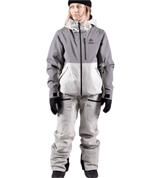 JONES Women's MTN Surf Recycled Snowboard Jacket Smoke Grey 2025 Women's Snow Jackets Jones Snowboards 