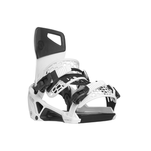 NIDECKER Supermatic Snowboard Bindings White 2025 Men's Snowboard Bindings Nidecker 