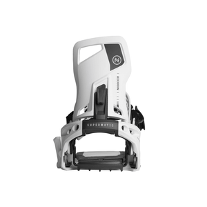 NIDECKER Supermatic Snowboard Bindings White 2025 Men's Snowboard Bindings Nidecker 