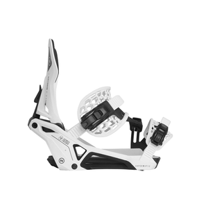 NIDECKER Supermatic Snowboard Bindings White 2025 Men's Snowboard Bindings Nidecker 